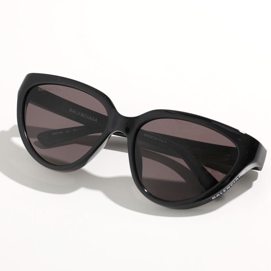 BALENCIAGA バレンシアガ サングラス BB0149S メンズ キャットアイ型 メガネ 眼鏡 ロゴ アイウェア 001/BLACK-BLACK-GREY｜s-musee｜06