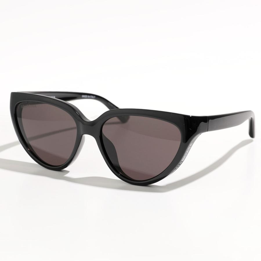 BALENCIAGA バレンシアガ サングラス BB0149S メンズ キャットアイ型 メガネ 眼鏡 ロゴ アイウェア 001/BLACK-BLACK-GREY｜s-musee｜07