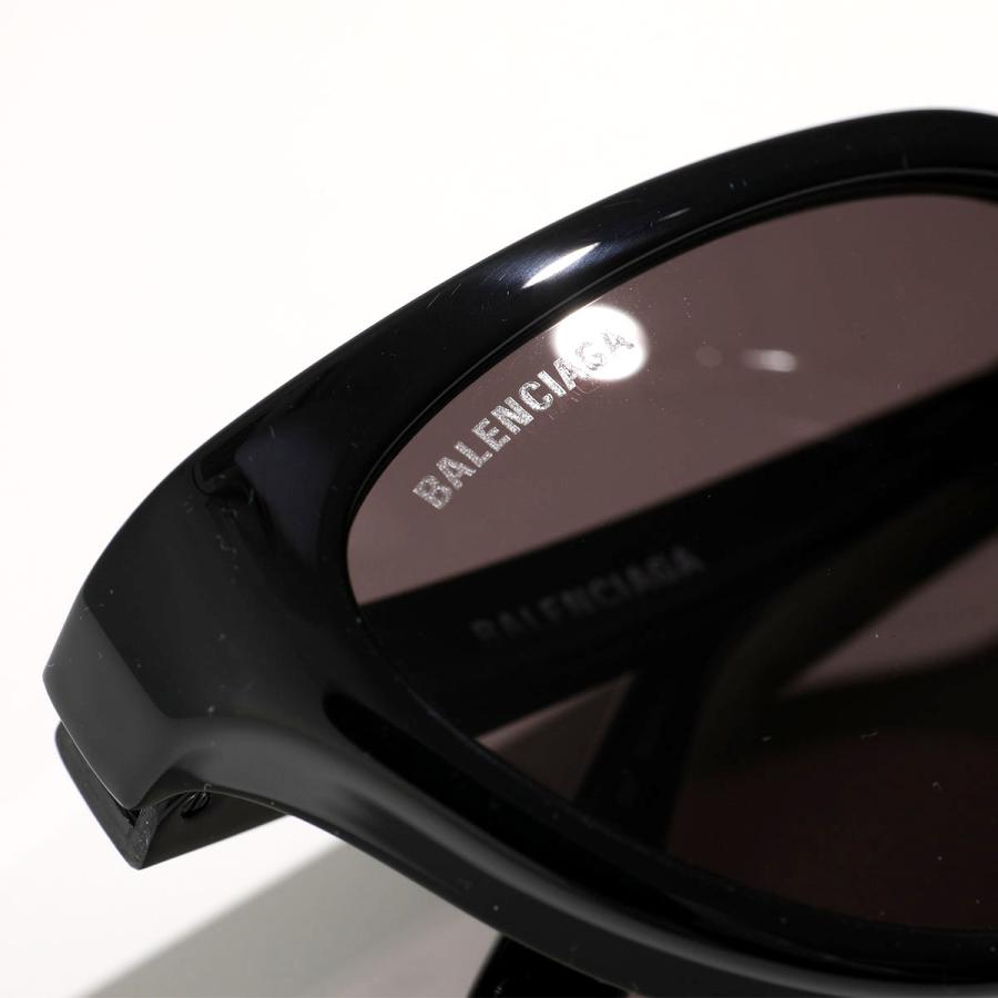 BALENCIAGA バレンシアガ サングラス BB0149S メンズ キャットアイ型 メガネ 眼鏡 ロゴ アイウェア 001/BLACK-BLACK-GREY｜s-musee｜09