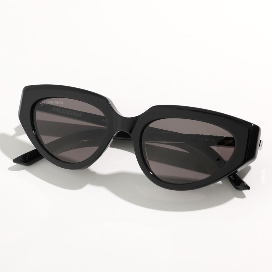 BALENCIAGA バレンシアガ サングラス BB0159S メンズ キャットアイ型 メガネ 眼鏡 ロゴ アイウェア 001/BLACK-BLACK-GREY｜s-musee｜08
