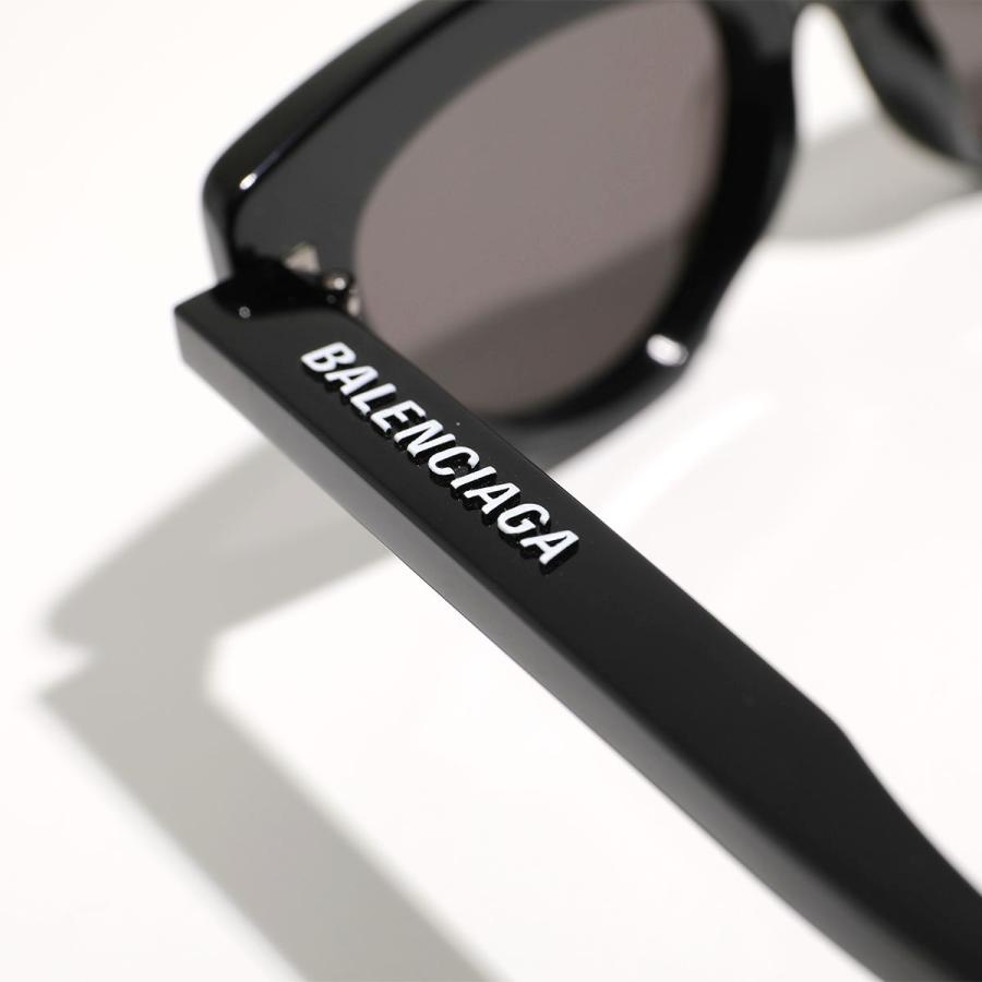 BALENCIAGA バレンシアガ サングラス BB0159S レディース キャットアイ型 メガネ 眼鏡 ロゴ アイウェア 001/BLACK-BLACK-GREY｜s-musee｜08