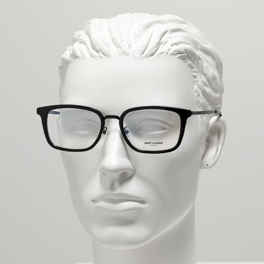 SAINT LAURENT サンローラン メガネ SL 452/F SLIM メンズ スクエア型