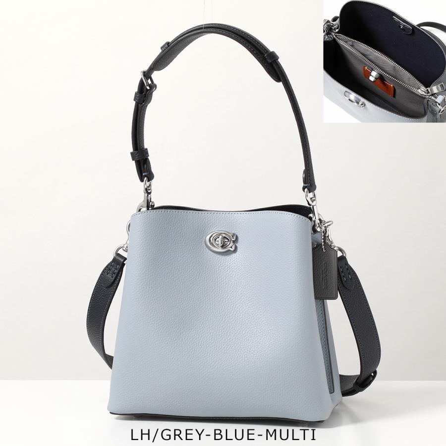 コーチ COACH バケットバッグ WILLOW ウィロウ 肩かけ ペブルレザー カラーブロック ショルダーバッグ クロスボディ ワンハンドル C3766 COACH（コーチ） 【並行輸入品】 バケットバッグ WILLOW ウィロウ 肩