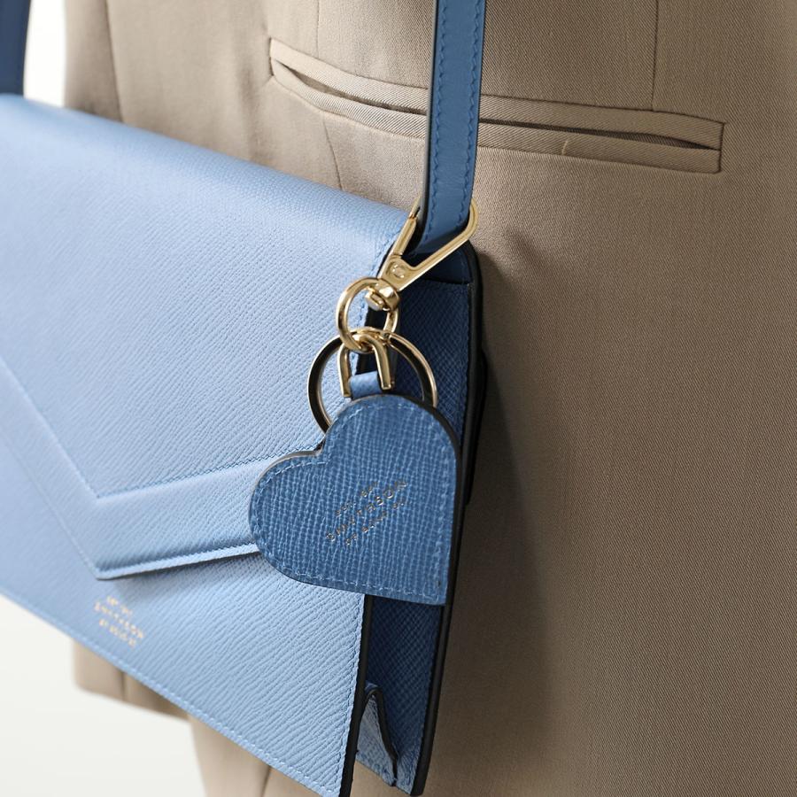 Smythson（スマイソン） キーリング PANAMA PMA HEART KEYRING