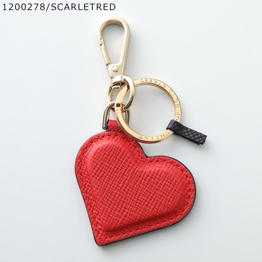 Smythson（スマイソン） キーリング PANAMA PMA HEART KEYRING