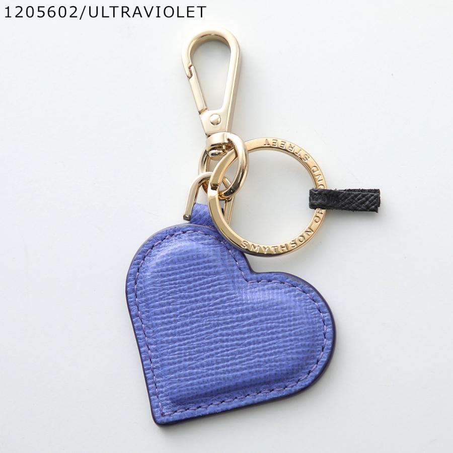 Smythson（スマイソン） キーリング PANAMA PMA HEART KEYRING