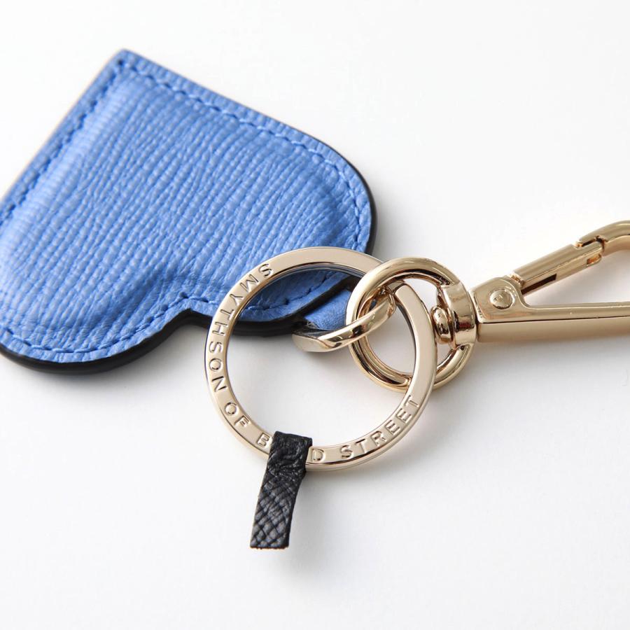 Smythson（スマイソン） キーリング PANAMA PMA HEART KEYRING