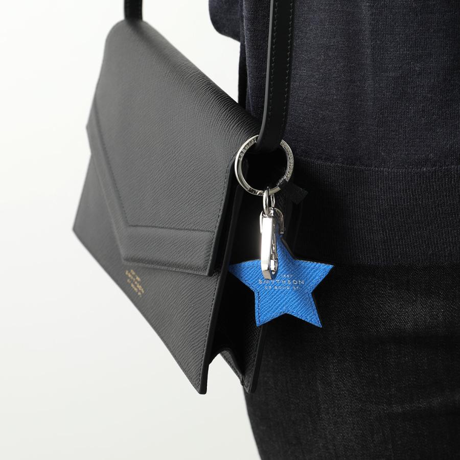Smythson（スマイソン） キーリング PANAMA PMA STAR KEYRING