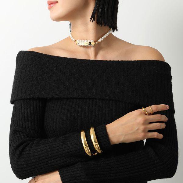 Chanelロゴネックレス CHANEL シャネル ネックレス ABG026 B21074 チェーン ペンダント