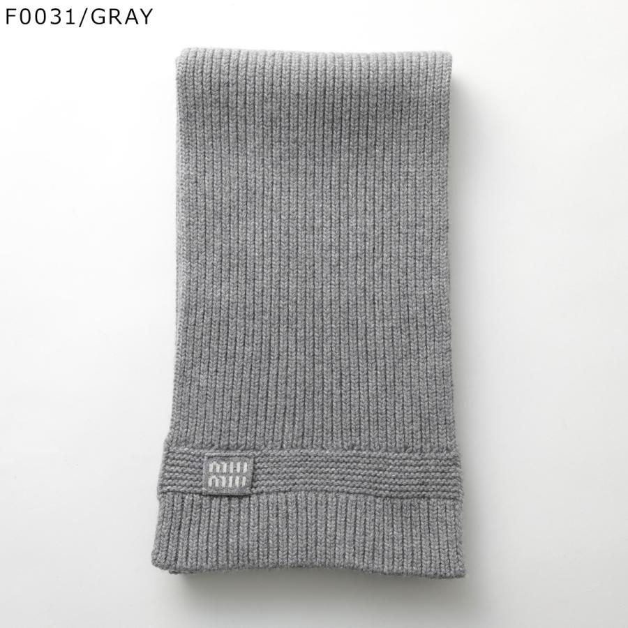 MIUMIU ミュウミュウ マフラー 5FS048 2F8S レディース カシミヤ混  