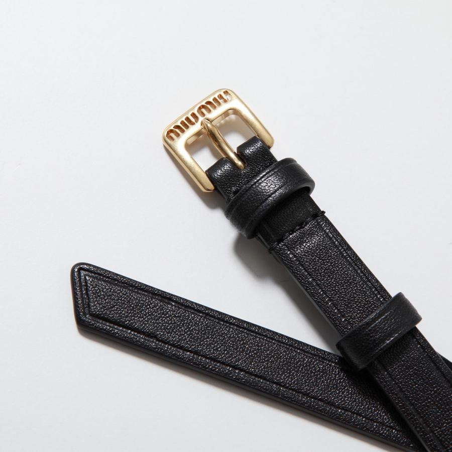 miu miu（ミュウミュウ） ベルト 5CC553 EFX レディース ナローベルト