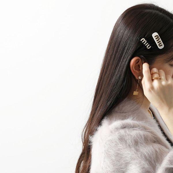 miu MIUMIU ミュウミュウ バレッタ 5IF072 2F72 レディース 2点 miu MIUMIU ミュウミュウ バレッタ 5IF072 2F72 レディース 2点