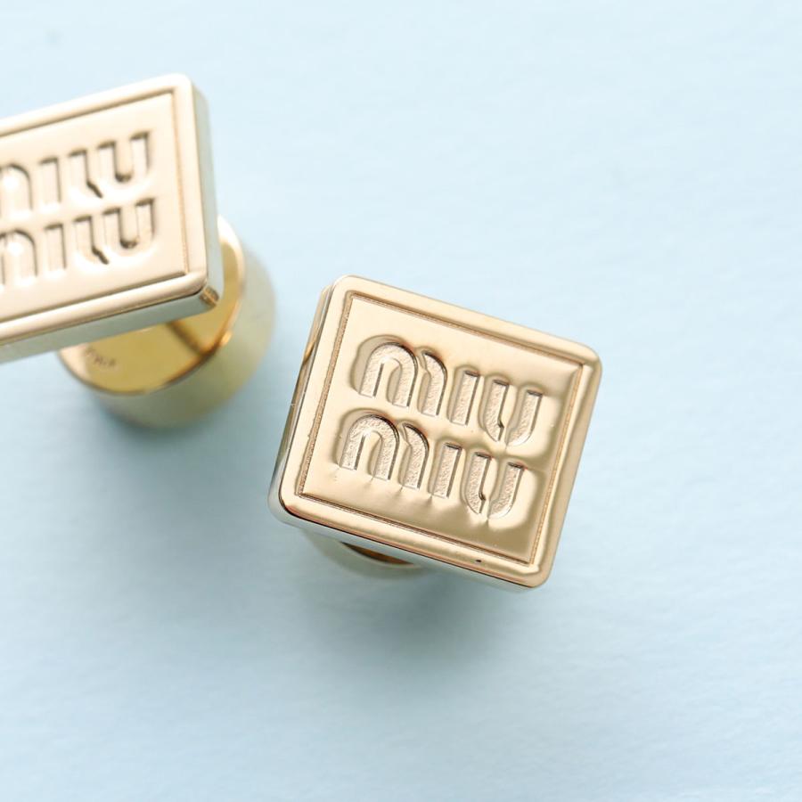miu miu（ミュウミュウ） ピアス 5IO070 2F89 レディース ロゴ