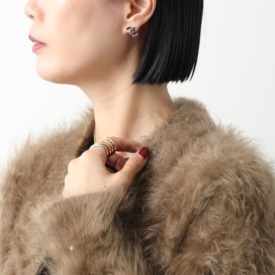 CHANEL シャネル ピアス ABC053 B13472 レディース バイカラー