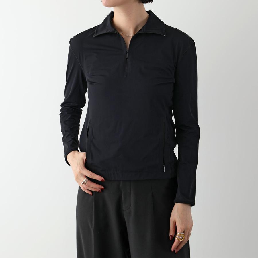【美品】THE ROW(ザ ロウ) ロンT 黒　ブラック　高級　 S THE ROW（ザ ロウ） ジャージートップス ESTREILLA TOP エストレラ