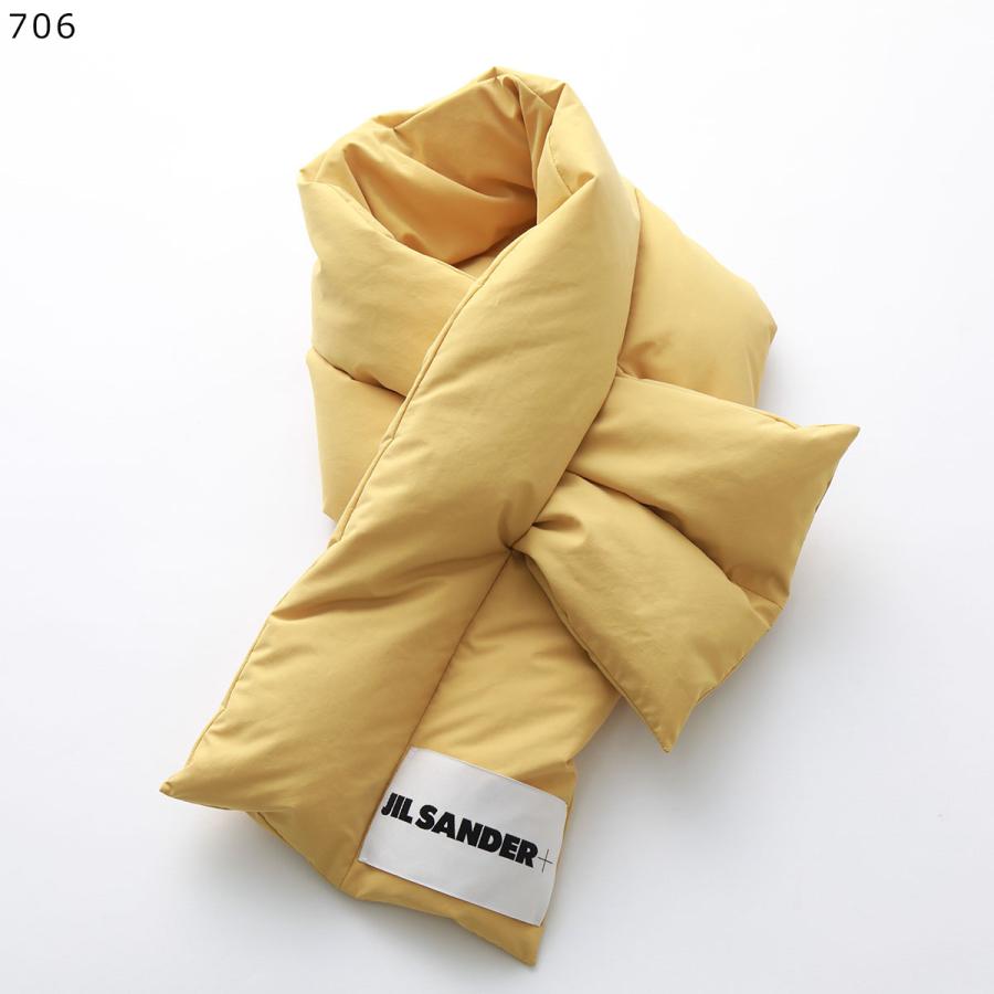 JIL SANDER+ オレンジ マフラー サイズU JIL SANDER（ジルサンダー） JIL SANDER+ プラス マフラー DOWN SCARF