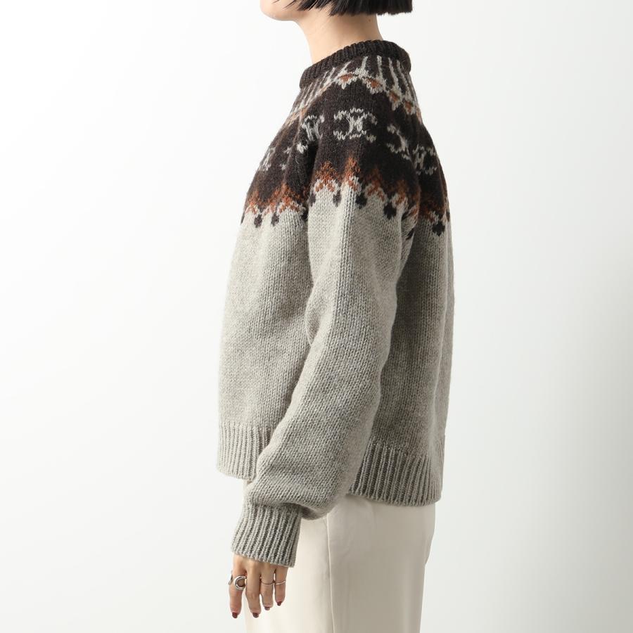 CELINE セリーヌ セーター 2AD6W874P.08GR メンズ ウール ニット CELINE セリーヌ セーター 2AD6W874P.08GR メンズ ウール ニット