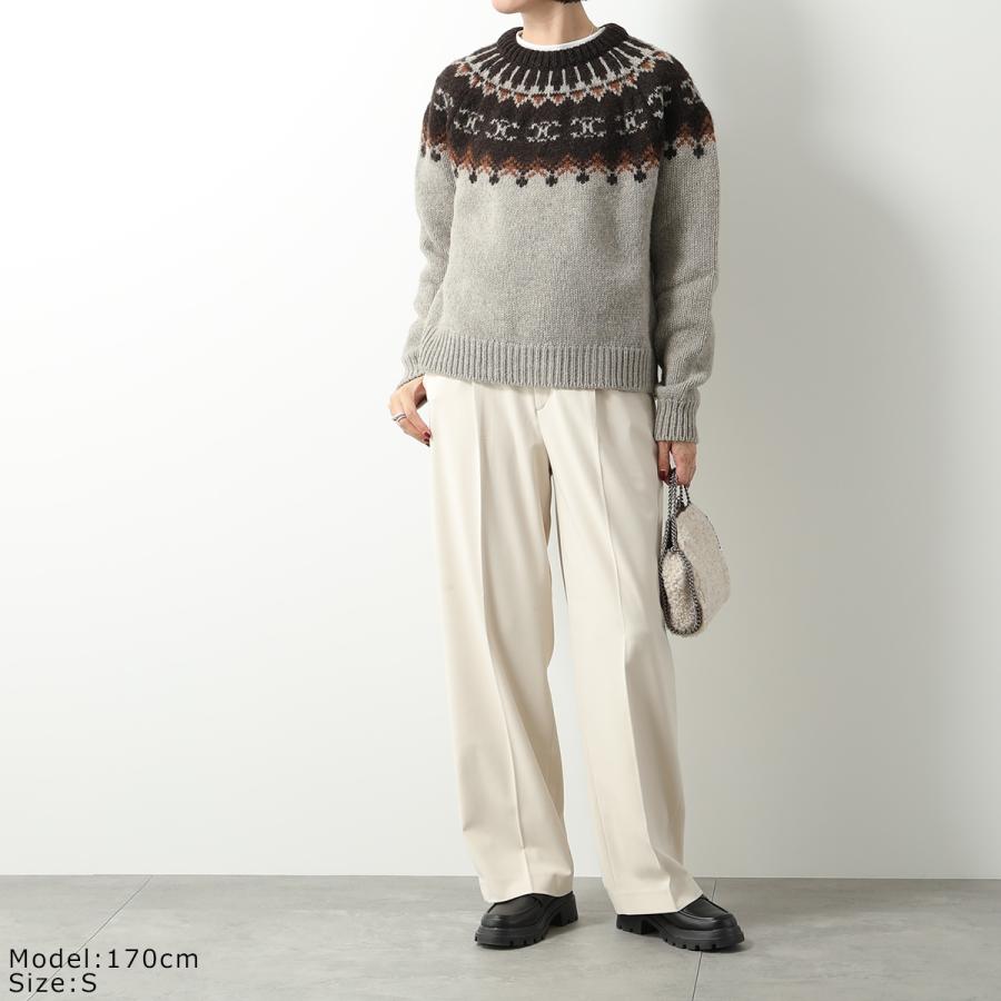 CELINE セリーヌ セーター 2AD6W874P.08GR レディース ウール CELINE セリーヌ セーター 2AD6W874P.08GR レディース ウール