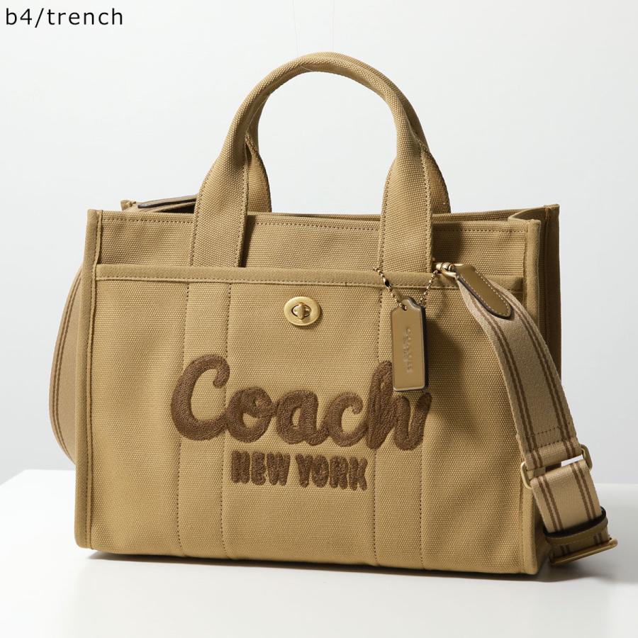 【未使用・自宅保管】COACH コーチ トートバッグ　ゴールドタグ　通勤バッグ COACH（コーチ） ハンドバッグ CARGO TOTE カーゴ トート CP158