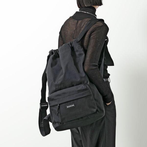 【美品✨】バレンシアガ リュック バッグパック ナイロン ブラック BALENCIAGA（バレンシアガ） バックパック EXPLORER DRAWST BAC