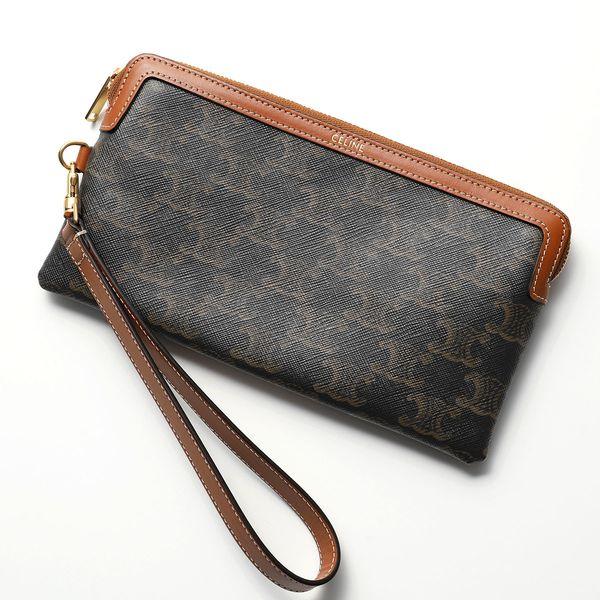 CELINE（セリーヌ） ポーチ LONG POUCH WITH STRAP 10K672ECM.04LU