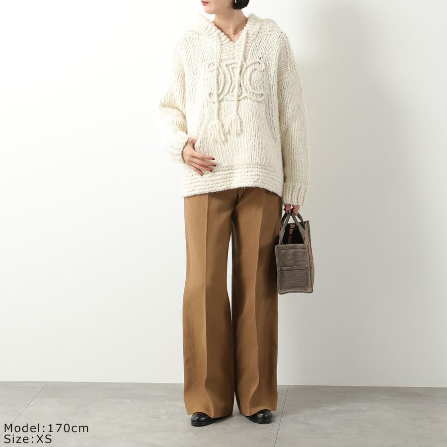 CELINE セリーヌ ニット パーカー 2AD19703R.01OW レディース CELINE セリーヌ ニット パーカー 2AD19703R.01OW レディース