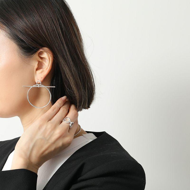 HERMES（エルメス） ピアス LOOP MM ループ Boucles doreilles