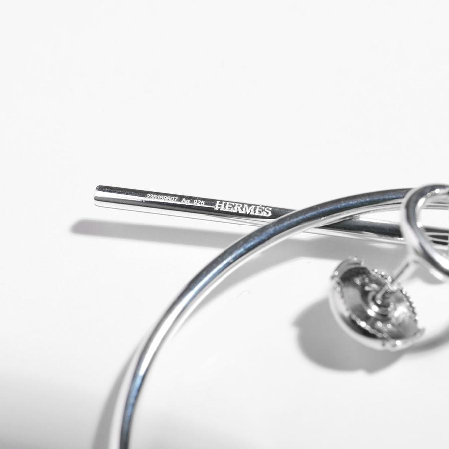 HERMES シェーヌダンクル フープピアス　LOOP シルバー ピアス 大人気＊》HERMES シェーヌダンクル アンシェネ フープピアス