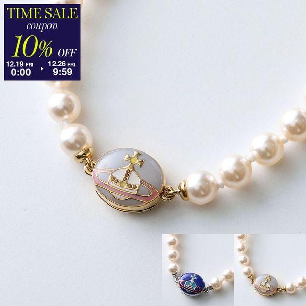 Vivienne Westwood パール　ネックレス　ブルー この前ヴィヴィアンで見つけた ネックレス🪐 ブルーのパールって珍しく