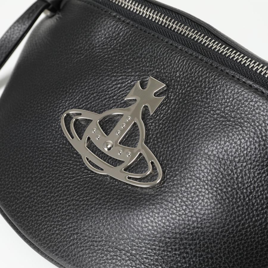 Vivienne Westwood ヴィヴィアンウエストウッド ボディバッグ HILDA SMALL BUM BAG 43070028U L001J レディース メンズ ベルトバッグ 鞄 N401/BLACK｜s-musee｜08