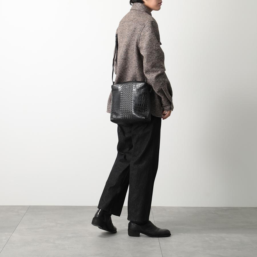 新品160万 ボッテガ　イントレ　クロコダイル　メッセンジャー　ショルダーバッグ BOTTEGA VENETA（ボッテガ・ヴェネタ） ショルダーバッグ 432865 VCBW0