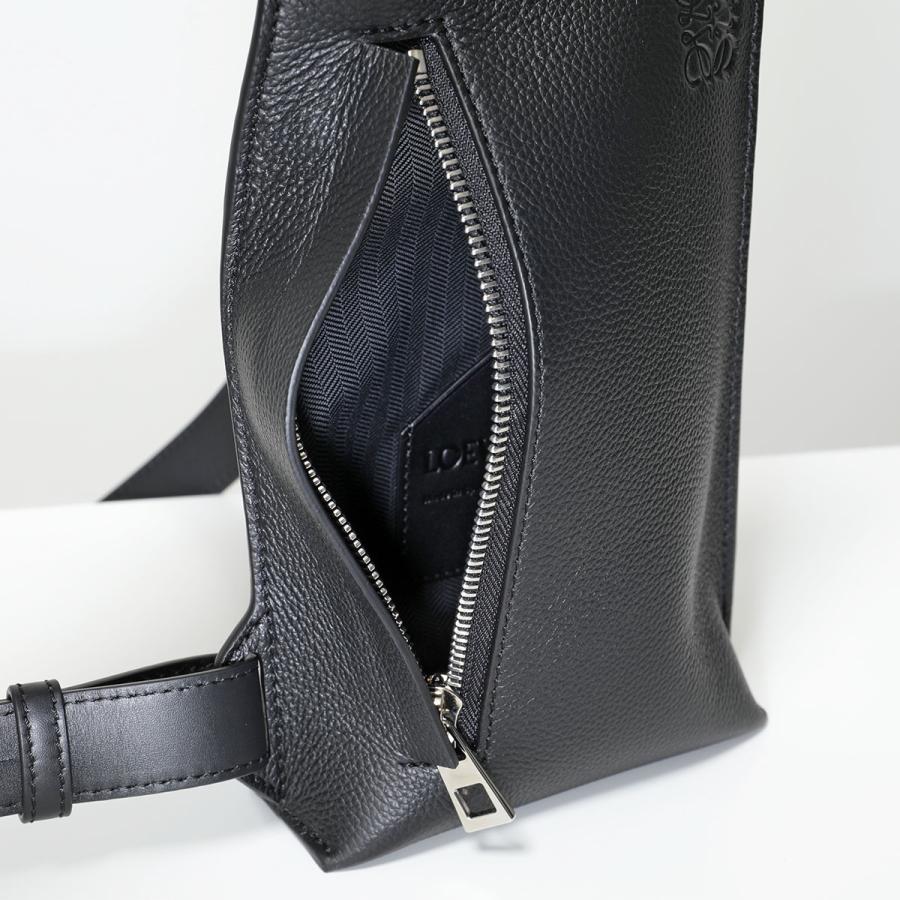 LOEWE ロエベ ボディバッグ VERTICAL T-POCKET バーティカル Tポケット C660P02X01 メンズ アナグラム レザー クロスボディ 鞄 1100/BLACK｜s-musee｜08