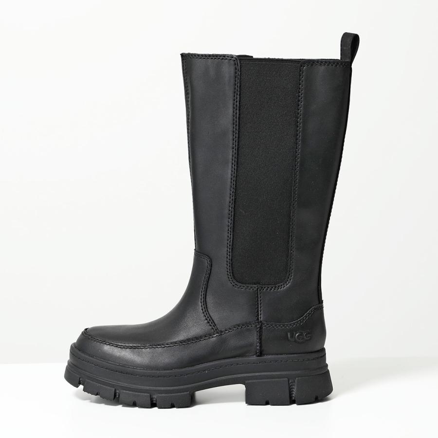 UGG アグ ブーツ ASHTON HIGH CHELSEA アシュトン ハイ チェルシー 1133881 レディース ミドル丈 レザー サイドゴア シューズ 靴 BLK｜s-musee｜05