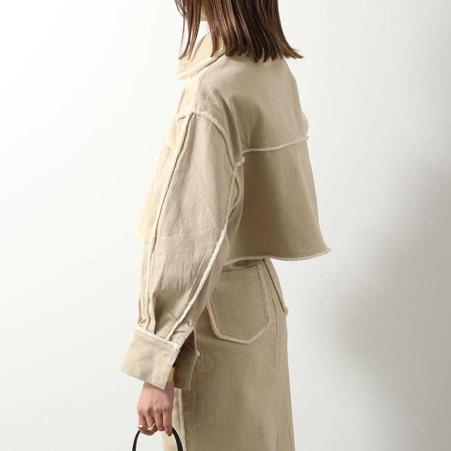 GHOSPELL（ゴスペル） シャツ Harper Frayed Crop Shirt レディース
