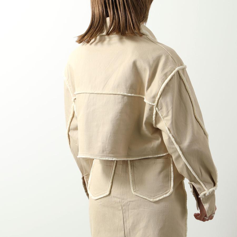 GHOSPELL（ゴスペル） シャツ Harper Frayed Crop Shirt レディース
