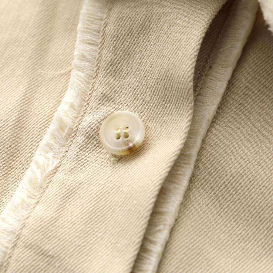 GHOSPELL（ゴスペル） シャツ Harper Frayed Crop Shirt レディース