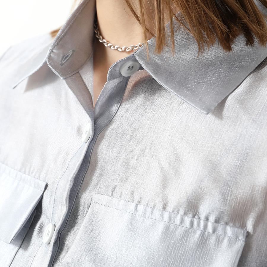 GHOSPELL（ゴスペル） シャツ Regan Sheer Shirt レディース シアー 