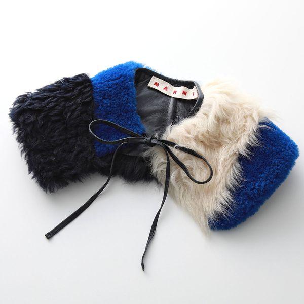 MARNI マルニ 付け襟 ACMC0025Q0 LM044 レディース ファー ウール