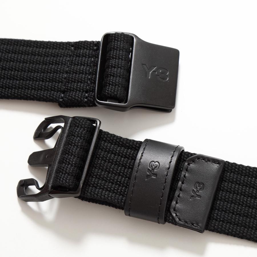 【訳あり】Y-3 ワイスリー ベルト BELT IP8974 IU4623 メンズ バックル 型押しロゴ ガチャベルト IP8974/TALC｜s-musee｜04