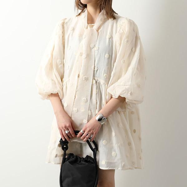 美品◆シスタージェーン リボン 総柄 ボウタイ チュニック ワンピース◇S Sister Jane（シスタージェーン） ワンピース Sunstone Bow Mini Dress