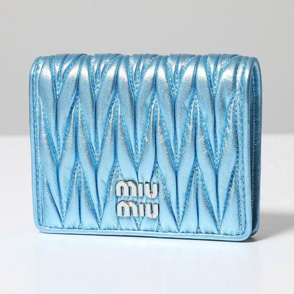 miu miu（ミュウミュウ） 【カラー限定特価】MIUMIU 二つ折り財布