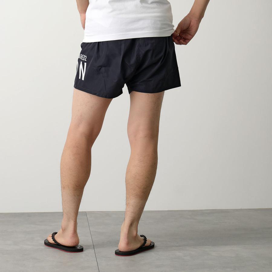 DSQUARED2 ディースクエアード スイムウェア BE ICON BOXER MIDI D7B8P5380 メンズ ショートパンツ ロゴ 水着 水陸両用 010｜s-musee｜05