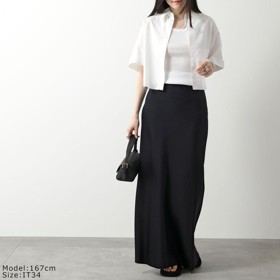 AO】SPORTMAX マックスマーラ ロングスカート ストレッチ 黒 AO】SPORTMAX マックスマーラ ロングスカート ストレッチ 黒