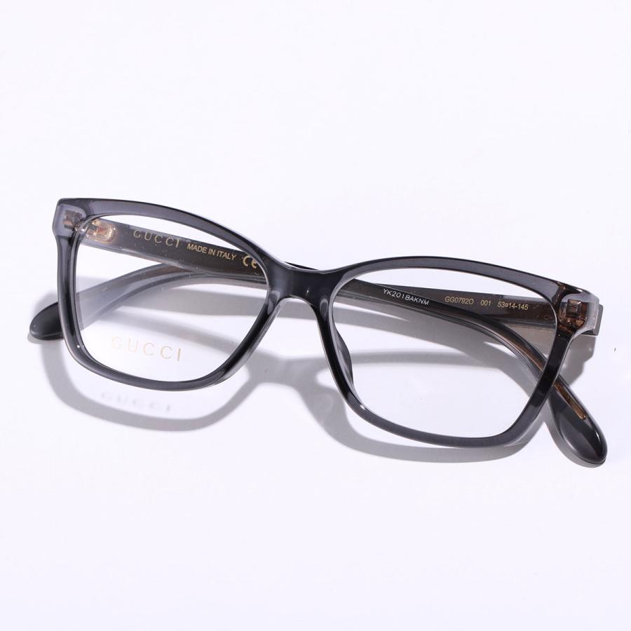 GUCCI メガネ GG0792O ウェリントン型 GUCCI グッチ メガネ GG0792O レディース ウェリントン型 クリア