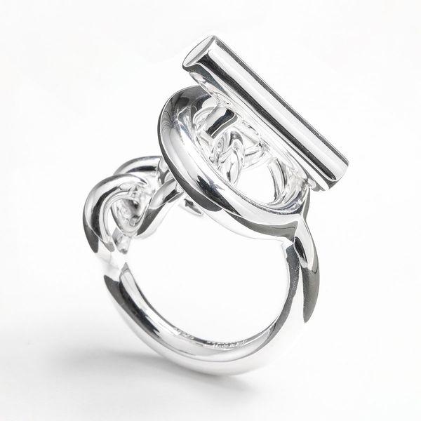 HERMES（エルメス） リング クロワゼット GM CROISETTE Chaine d'ancre