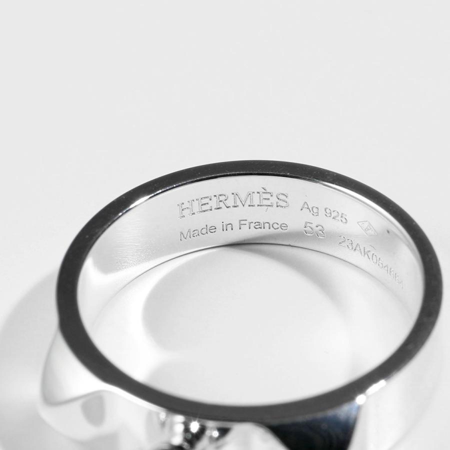 HERMES エルメス リング コリエドシアン Collier de Chien PM メンズ スタッド フロントリング 指輪 silver925 SV シルバー｜s-musee｜09