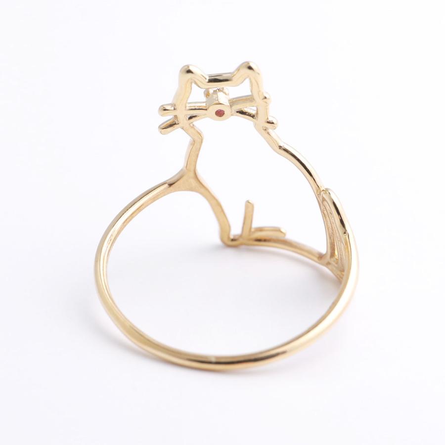 ALIITA（アリータ） リング MIAU ZAFIRO ROSA RING レディース 猫