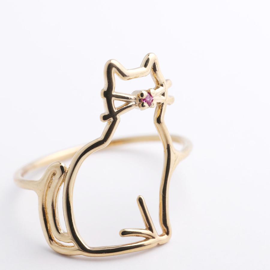 ALIITA（アリータ） リング MIAU ZAFIRO ROSA RING レディース 猫