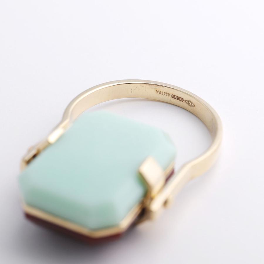 ALIITA（アリータ） リング SANDWHICH DECO CR+CNL RING レディース