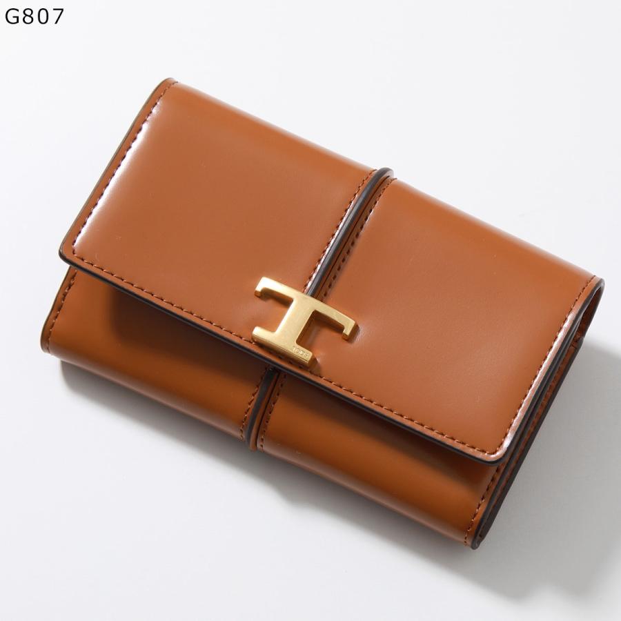 TOD'S（トッズ） TODS 三つ折り財布 T TIMELESS Tタイムレス